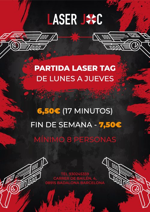 precios lasertag barcelona