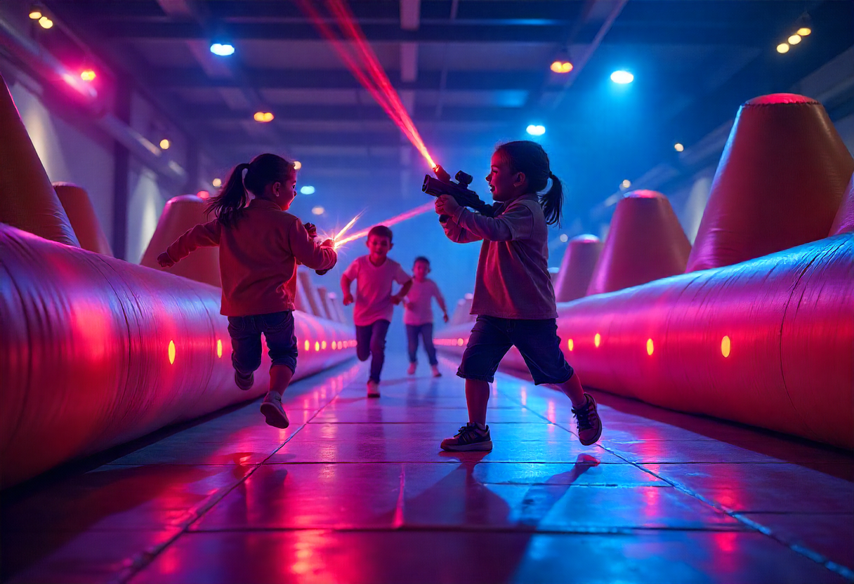 Laser tag para niños_ seguridad y diversión garantizada