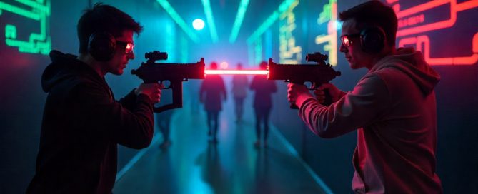Organizar evento multijuego_ combina laser tag y diversión